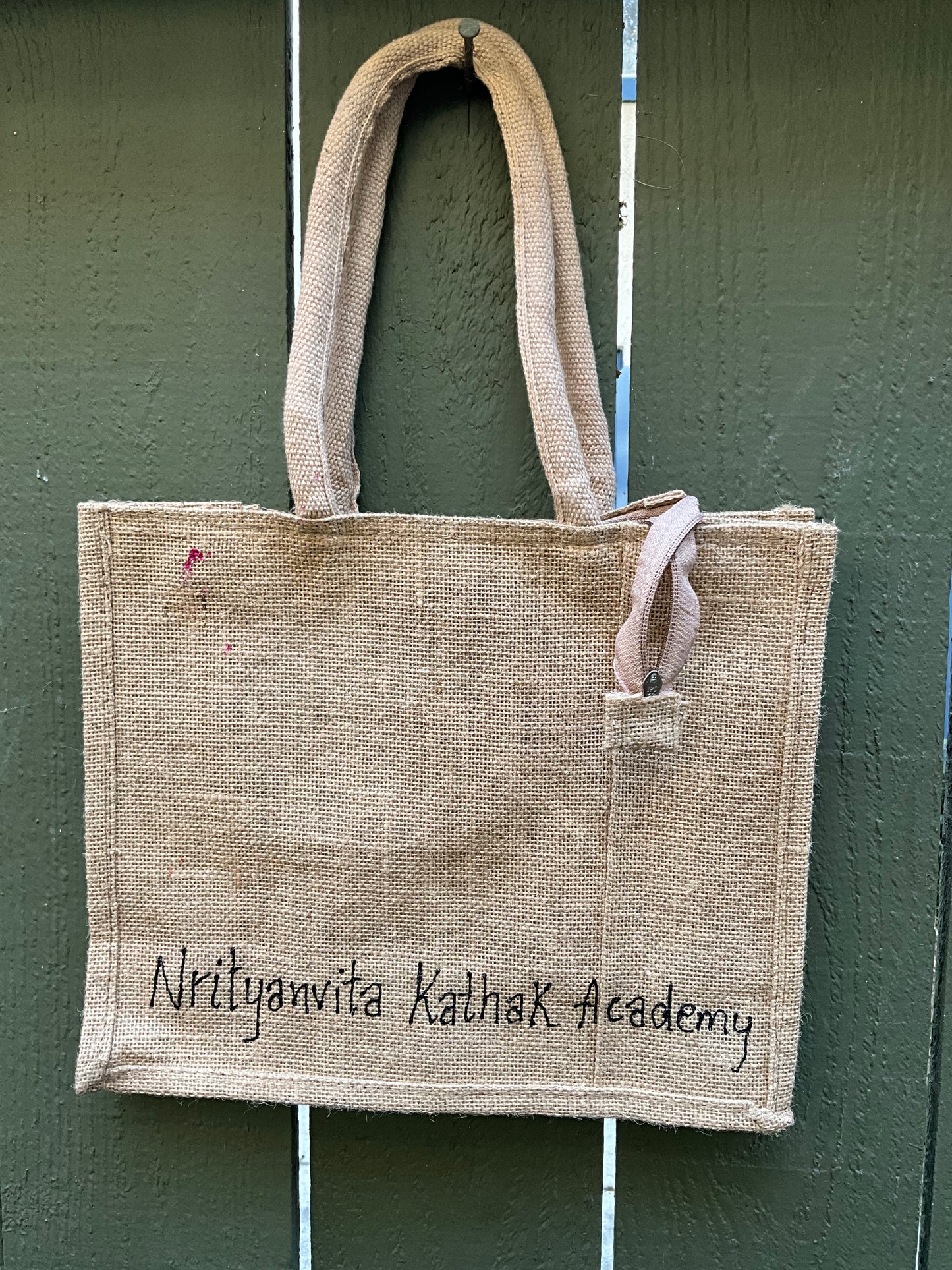 Sustainable Burlap Kathak Tote- Small