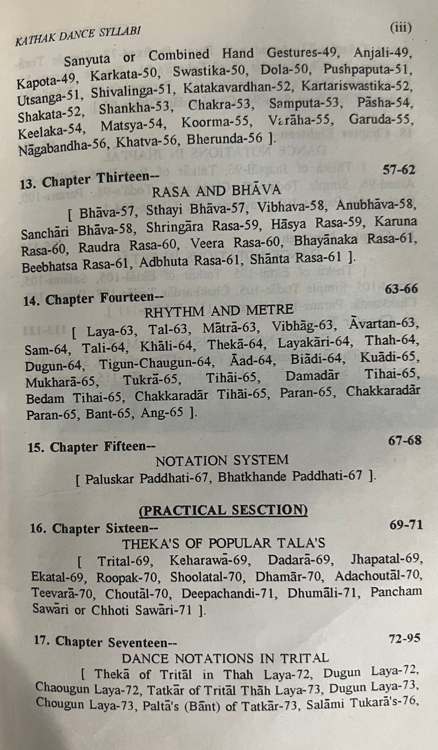 Kathak Dance Syllabi by Dr Puru Dadeech (Part 1)