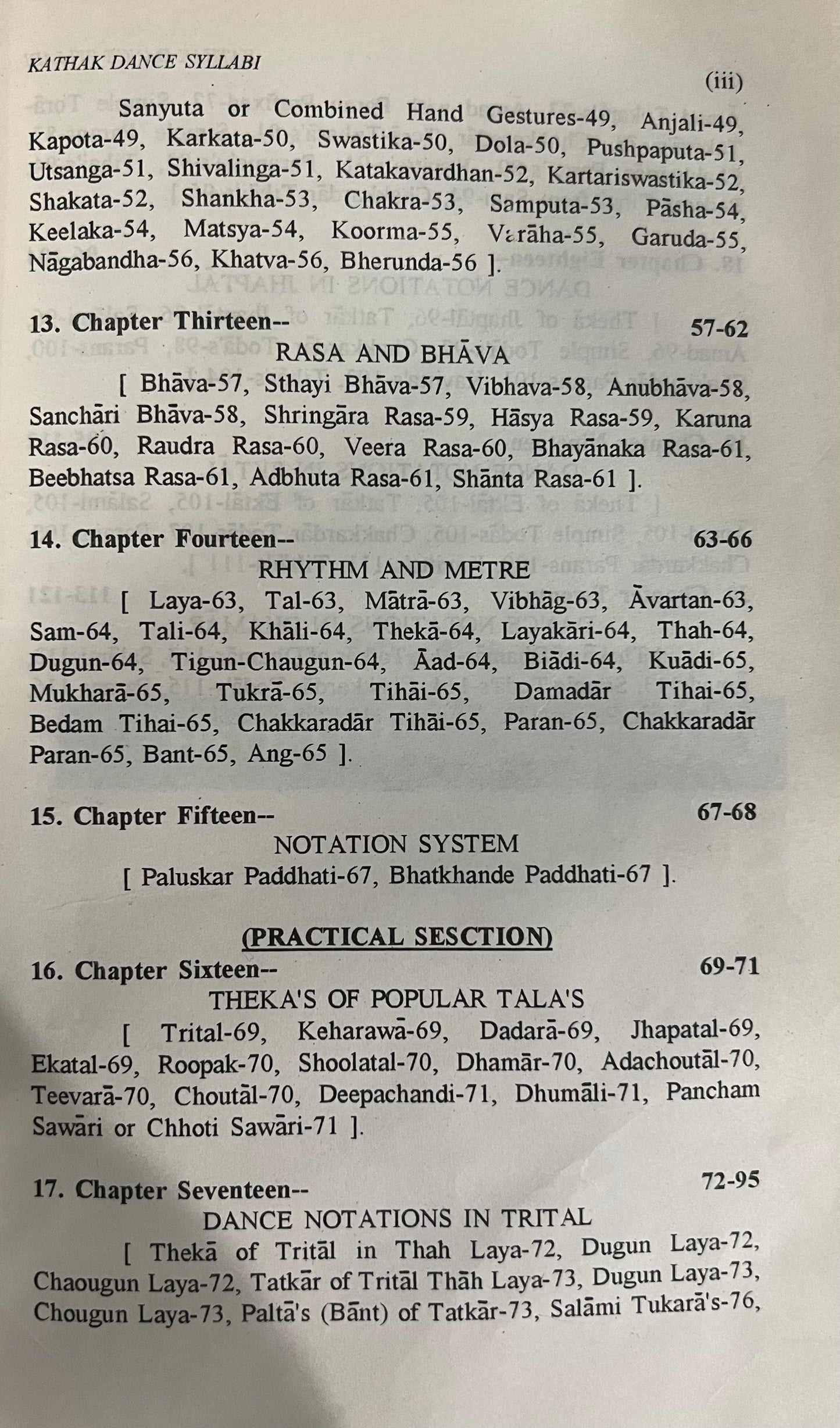 Kathak Dance Syllabi by Dr Puru Dadeech (Part 1)
