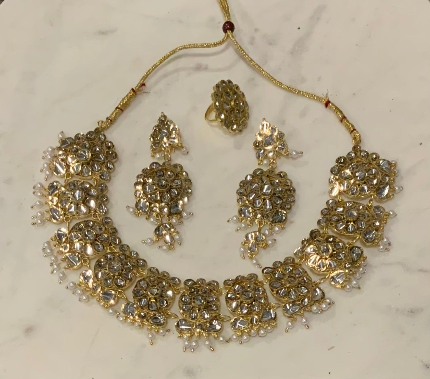 Kathak Jewelry Large set with ring